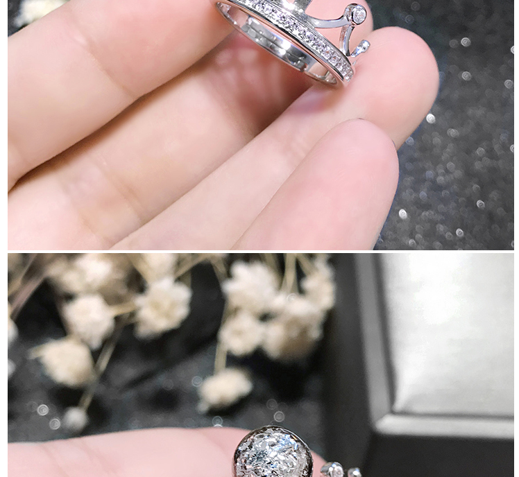 Lốp tóc vòng vương miện bé tóc bé lưu niệm bé tóc quà tặng sơ sinh 925 sterling bạc - Quà lưu niệm cho bé / Sản phẩm cá nhân quà đầy tháng