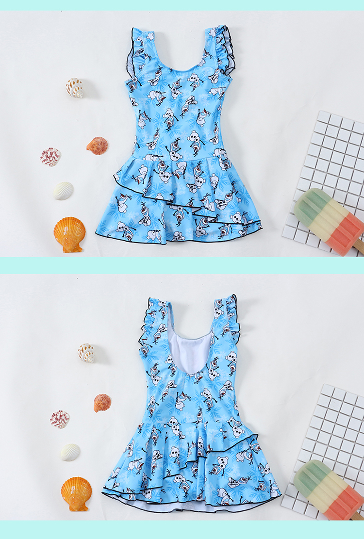 Đồ bơi cho bé gái mới của Dolce Bell Bộ đồ bơi công chúa một mảnh dễ thương cho bé gái - Bộ đồ bơi của Kid đồ bơi cho be gái 1 tuổi