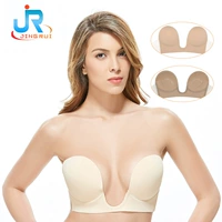 Một bên vai áo ngực vô hình áo ngực mỏng phần mỏng bọc ngực lớn ngực nhỏ ống nhỏ hàng đầu nữ đồ lót mùa hè áo nâng ngực