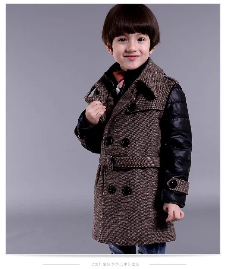 Manteau pour garcon en laine - Ref 2161439 Image 14
