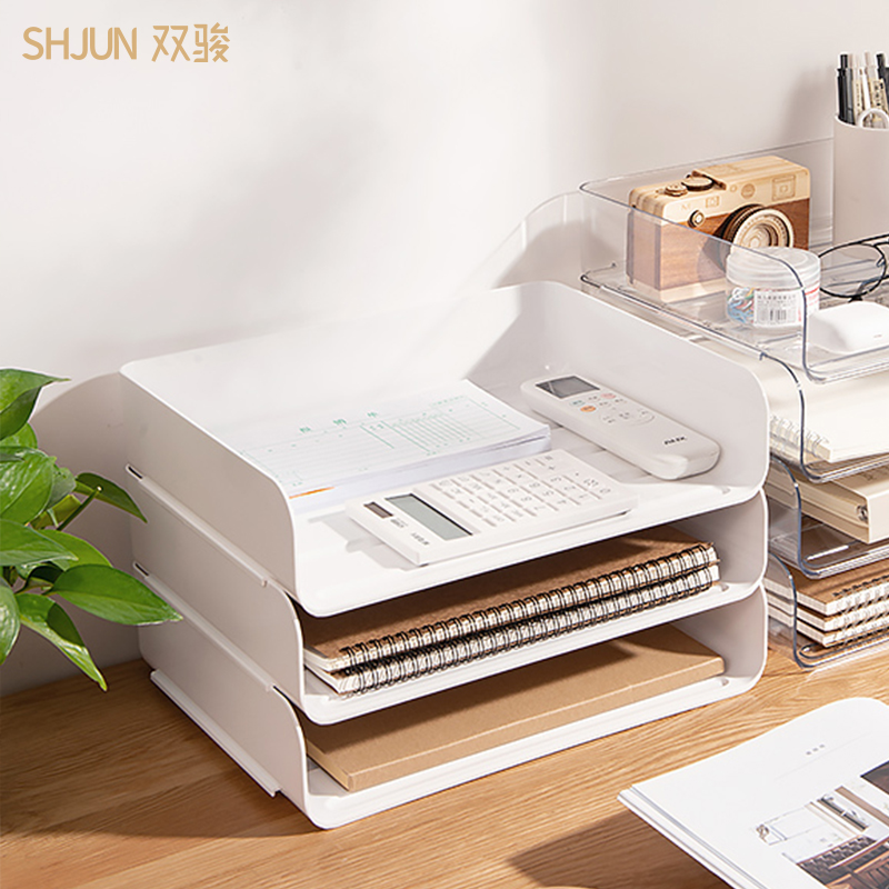 Desktop containing box A4 paper storage floor Miscellaneous Book Document Stationery Dormitory Book House Multi-storey Office Shelve