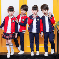 Kindergarten garden uniform spring and autumn three-piece set primary school uniform class uniform autumn sportswear childrens baseball uniform suit