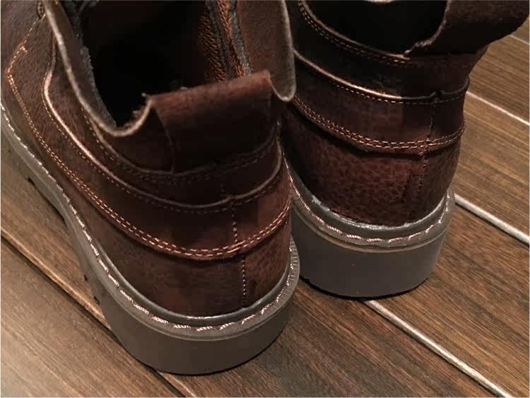 Martens, трендовые короткие сапоги, мужские ретро кожаные ботинки в английском стиле, для влюбленных 