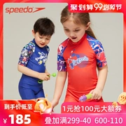 Speedo Speedo Children Áo tắm một mảnh Nam và nữ Tổng hợp + Phim hoạt hình clo In áo tắm cho người mới bắt đầu - Bộ đồ bơi của Kid