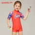 Speedo Speedo Children Áo tắm một mảnh Nam và nữ Tổng hợp + Phim hoạt hình clo In áo tắm cho người mới bắt đầu - Bộ đồ bơi của Kid