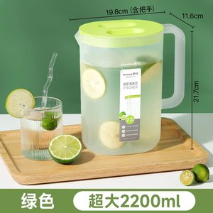 茶花冷水壶塑料家用大容量凉杯耐热耐高温凉水杯装水瓶茶壶凉水壶