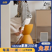 Modern minimalist Nordic short stool small stool Home creative plastic wearing shoes stool small family style Fashion Simple Changing Shoes Stool