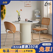 less living Nordic ins net red round table small family type home living room dining room table vintage furniture