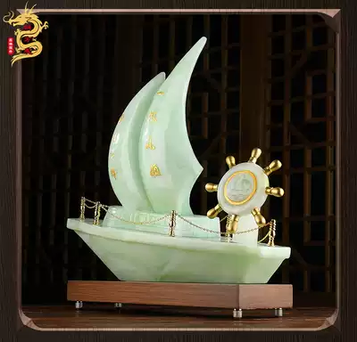 Office smooth sailing sailing pilot rudder decoration Living room decoration gift housewarming wine cabinet decoration decoration