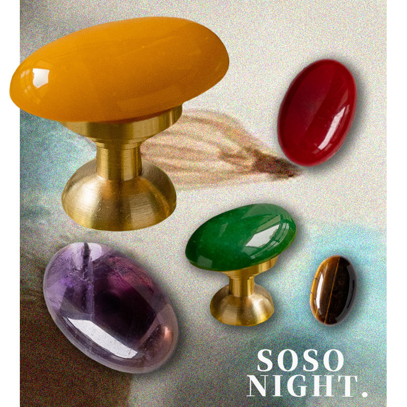 Natural Stone Toilet Press Button for Long Nails, Specialized for Manicure, High-End Creative Bathroom Toilet Flush Button Decoration