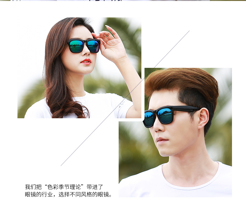 Kính râm 2018 mặt tròn xu hướng cá tính nam kính mắt nữ lái kính râm bán buôn kính mắt anna