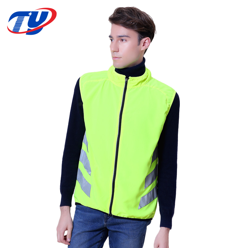 Bicycle reflective cycling suit fluorescent safety suit vest movement protection horse jacket printed