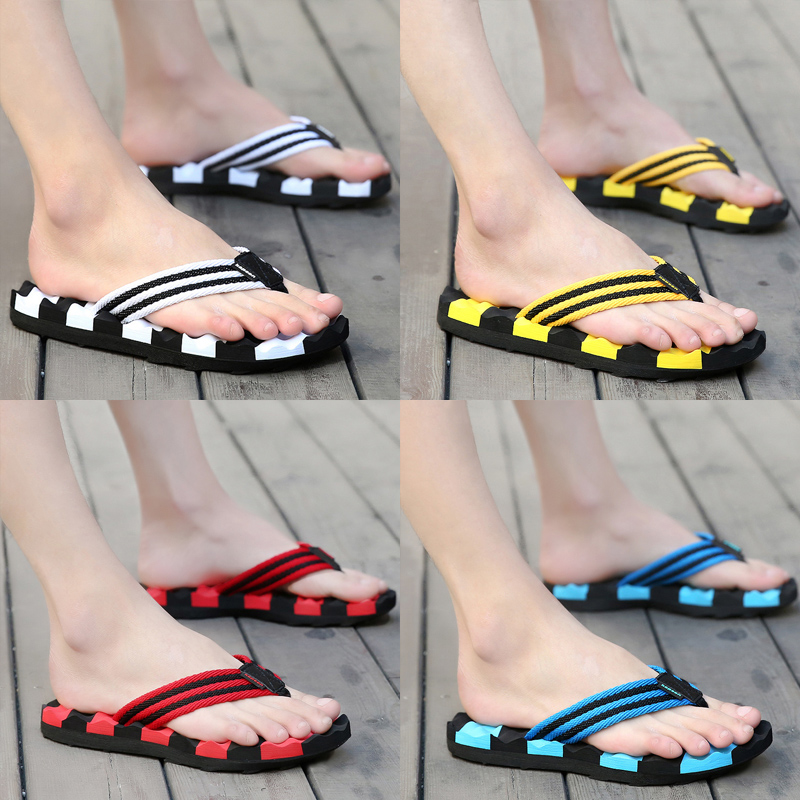 Summer New Han Edition Student Human Trailer Anti-Slide Clamp Rubber Outdoor Leisure Beach Shoes