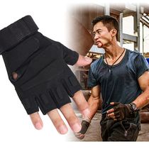 Military fans special forces tactical fighting half-finger gloves tactical anti-cut gloves outdoor sports riding