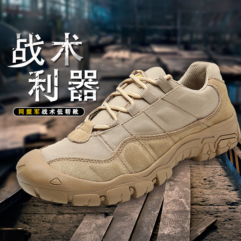 Allied Outdoor Military Fan Mountaineering Shoes Shock Absorbing Boots Low Help Boots Man Hiking Shoes Special Desert Boots