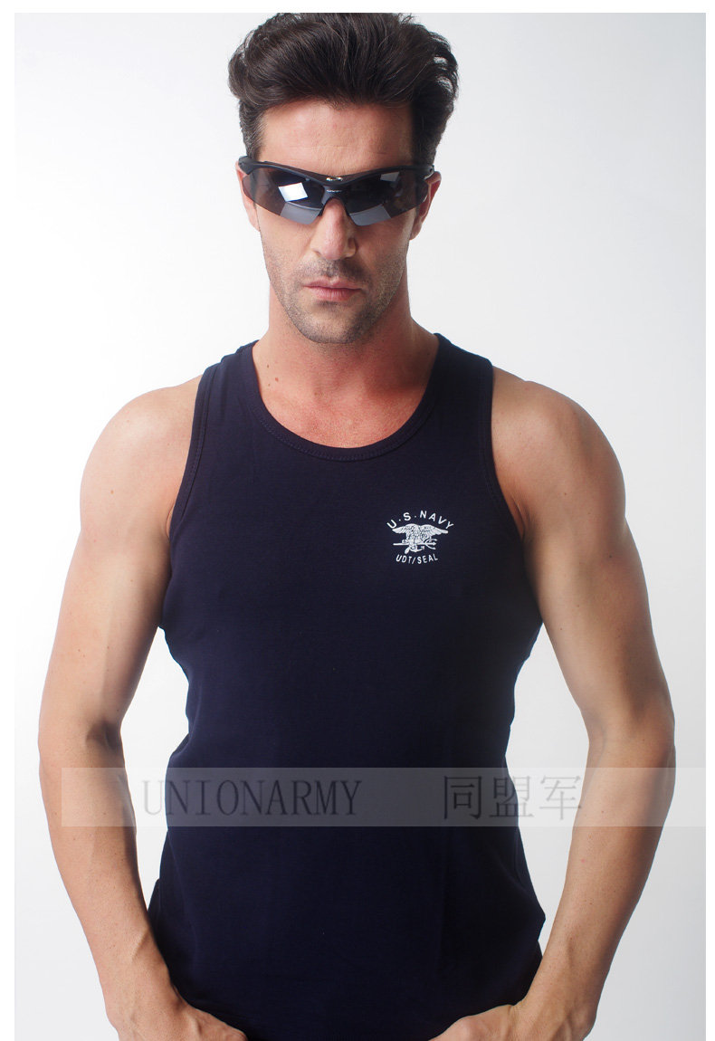 Liên minh người hâm mộ Quân đội Trang phục mùa hè Người đàn ông Quân đội Vest Vest Đàn hồi thoáng khí Panzer chặt chẽ Tank Top - Những người đam mê quân sự hàng may mặc / sản phẩm quạt quân đội giày si quan