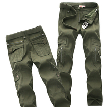 Confederate army military fan clothing Autumn and winter army green outdoor wear-resistant cotton pants Casual field hiking camping pants