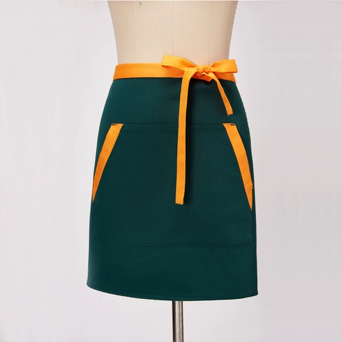 Фартук, короткая юбка в складку, модный комбинезон, сделано на заказ