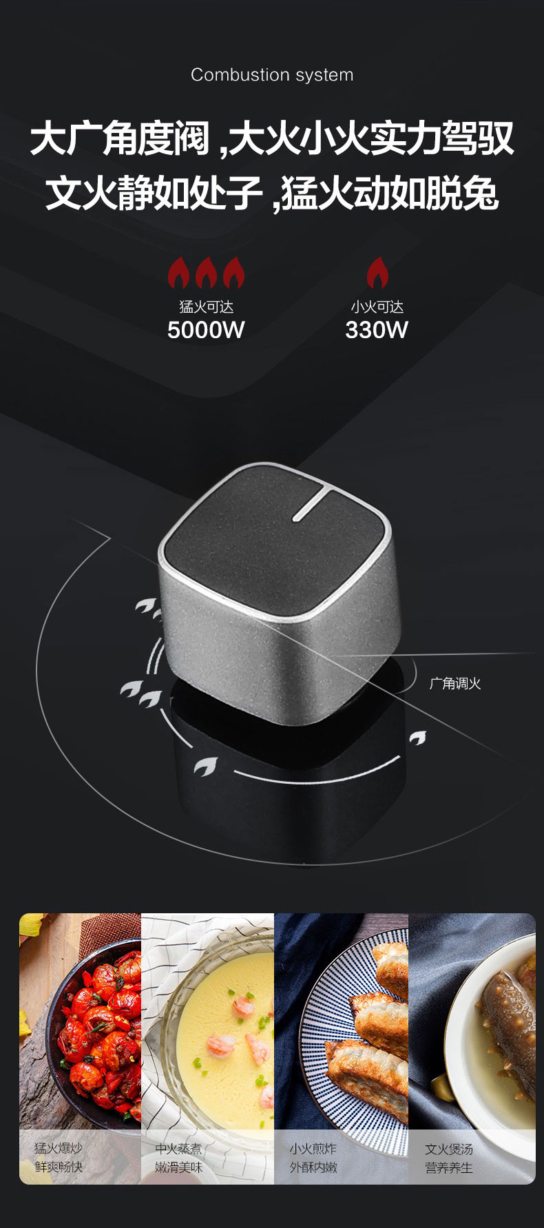 万和 C5L90 5.0KW超大火力 燃气灶 红点防烫 一级能效 图5