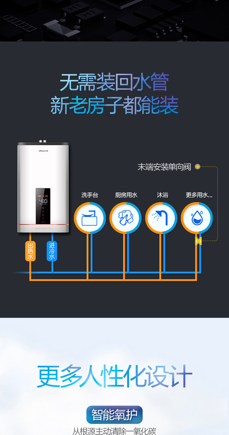 万和 智能零冷水燃气热水器 17升 图14