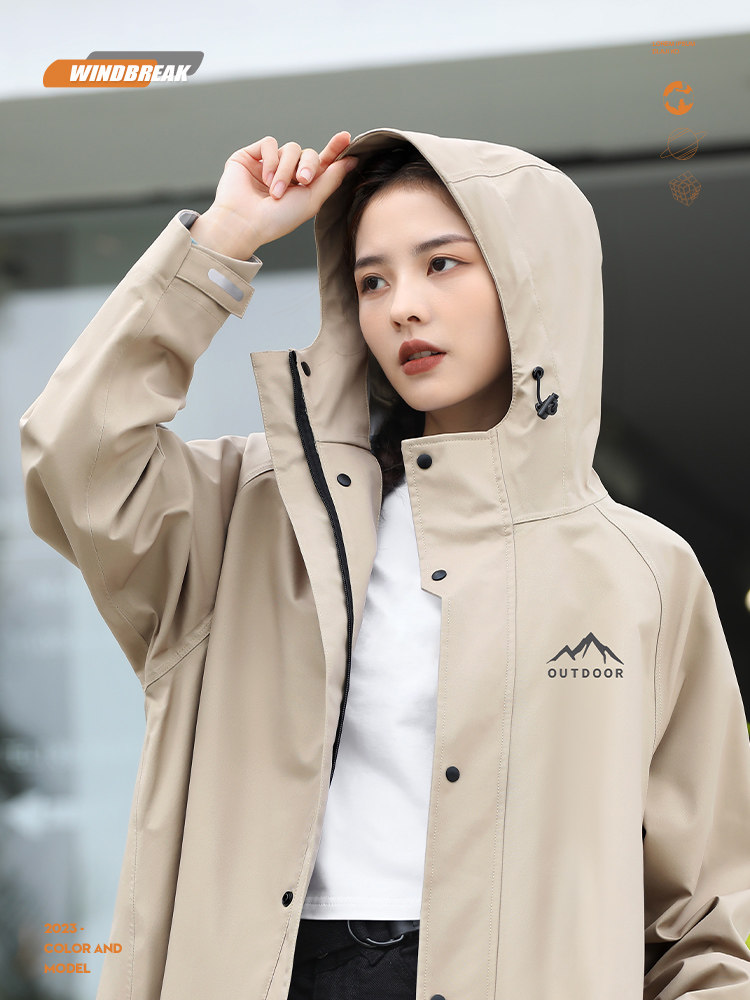 Raincoat for Electric Scooters, Adult Outerwear, Men's Long Style, Full-Body Storm Protection, Women's Rider, Separate Rider and Vehicle, Electric Scooter Rain Poncho