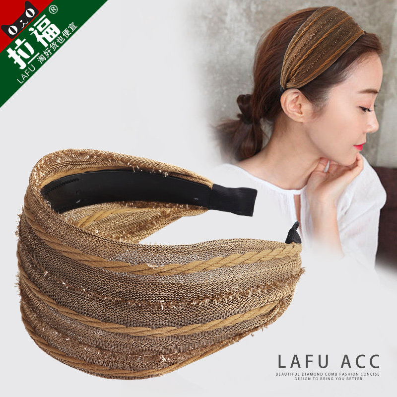 Shade White Hair Stirrup Korean Sweet Maessen Women's Department Wash Face Pressure Hair Headscarf Headgear Hair Stirrup Hair Dressing Woman Send Mother Ornament