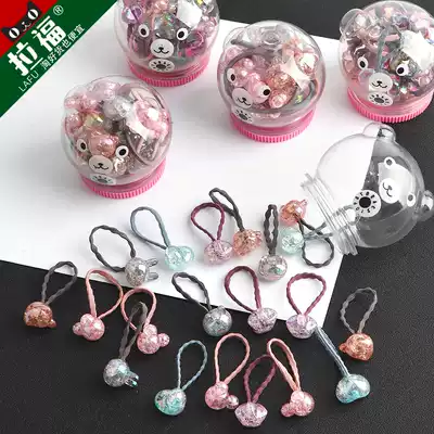 Children's hair accessories Girl hair ring Korean princess cute ponytail wild tie hair rubber band does not hurt hair Baby hair ring