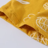 Летние нарукавники, летний тонкий комплект, штаны для отдыха для девочек, короткий рукав