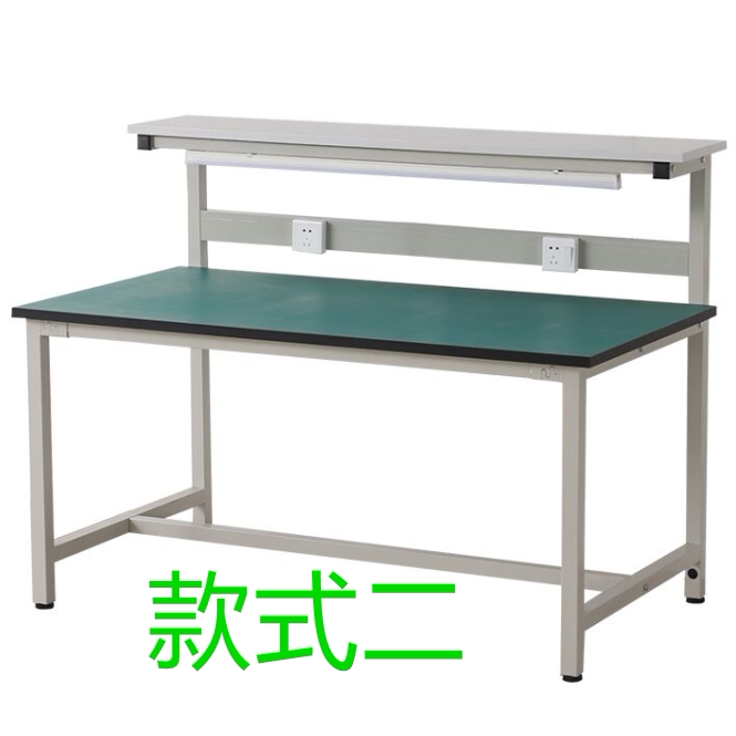 Anti-static workbench operation with lamp multi-function factory workshop inspection desk electronic maintenance packaging table