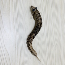 Straw animal loach palm leaf woven Changsha intangible cultural heritage handicraft aquatic simulation animal scare ornaments