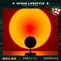 Nordic Italian Haloedition sunset lamp mini afterglow projection ground lamp Douyin small red book ins same model