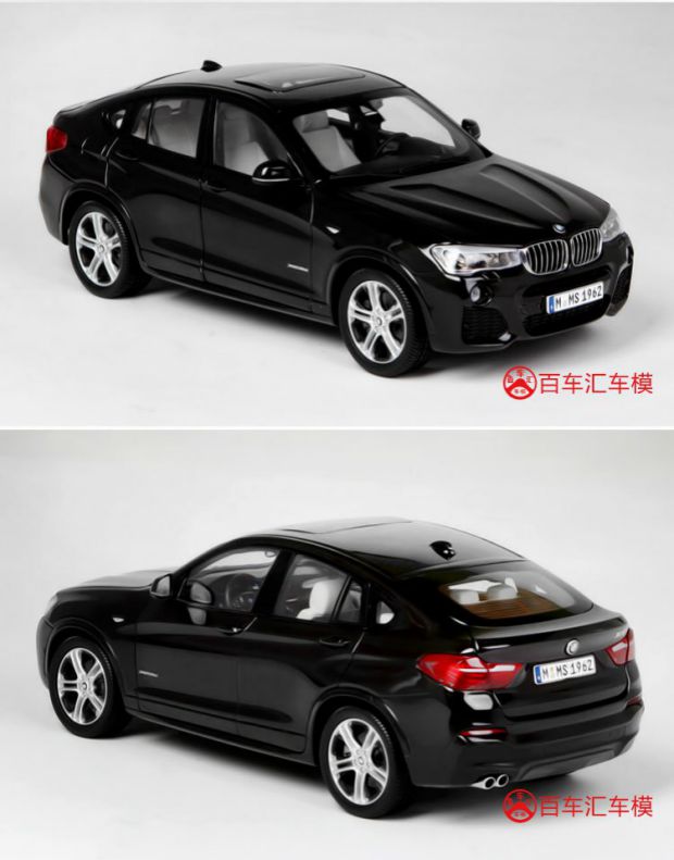 PARAGON nguyên bản 1:18 BMW BMW X4 SUV mô phỏng tĩnh hợp kim mô hình xe địa hình ô tô đồ chơi trẻ em