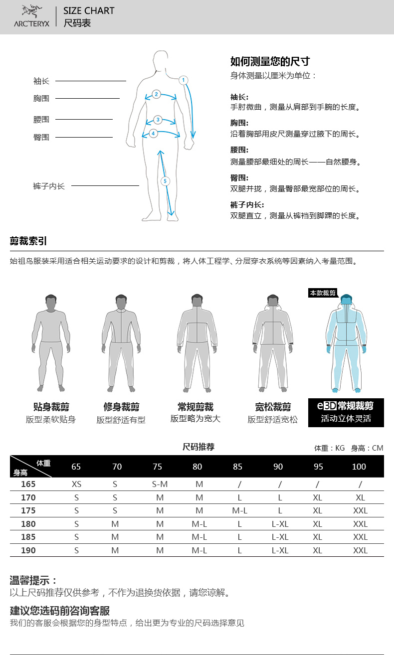 Arcteryx始祖鸟 男款保暖防风棉服Tauri Jacket