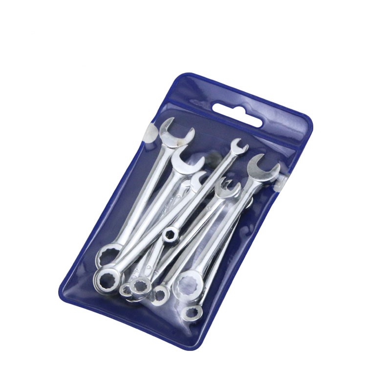 Small mini miniature ultra-thin 10-piece set plum open dual-use wrench 4-11mm inch 5 32-7 16