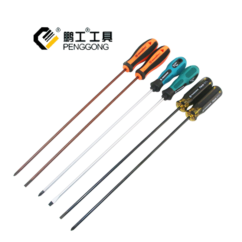 Peng work extended screwdriver plus long screw driver lengthened screwdriver Plum one cross screw driver special 5X300mm