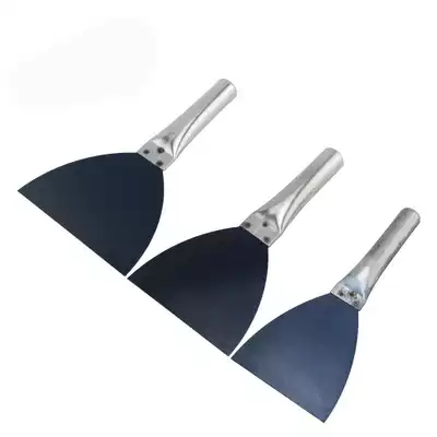 Putty knife Batch ash knife thickened iron handle Blue steel batch soil knife Oiler batch wall caulking scraper white plastering blade blade