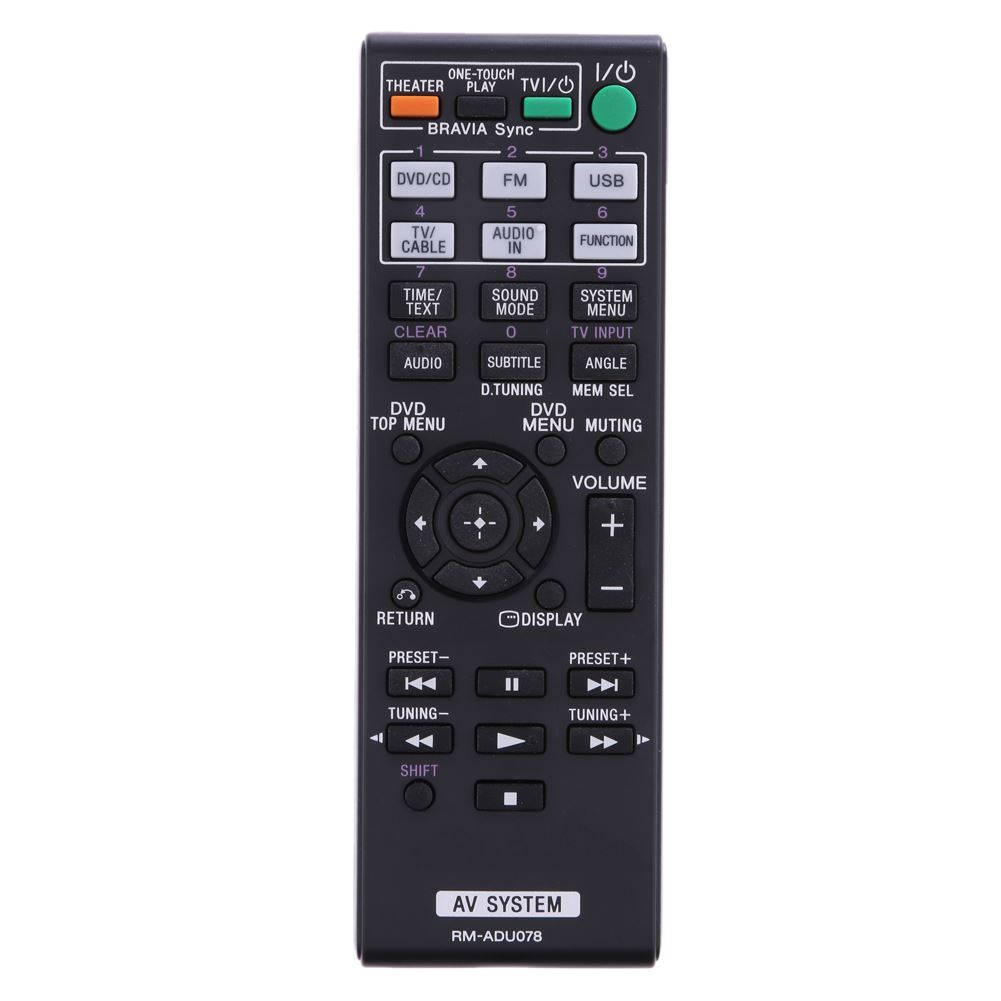 Suitable for Sony Power Amplifier Remote RM-ADU078 ADU079 DAV-DZ175 TZ210 DAV-TZ510 DAV-TZ510 DAV -