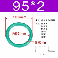 Зеленый фториновый диаметр 95*2 [5]