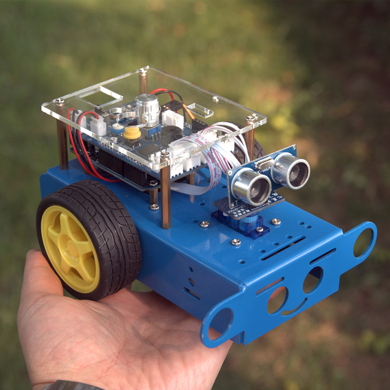 arduino uno R3 Smart car Robot kit Frame obstacle avoidance remote control tracking Bluetooth