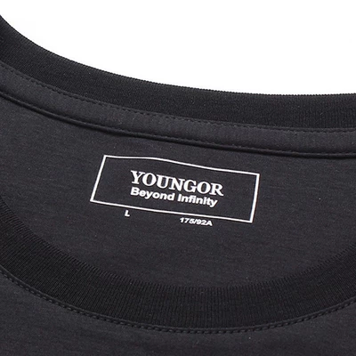 Youngor Youngor nam ngắn tay của nam giới siêu-t cotton mềm kinh doanh bình thường t-shirt 8549 chính thức cửa hàng flagship áo thun trơn nam Áo phông ngắn