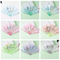 Цветочные слова складной вентилятор