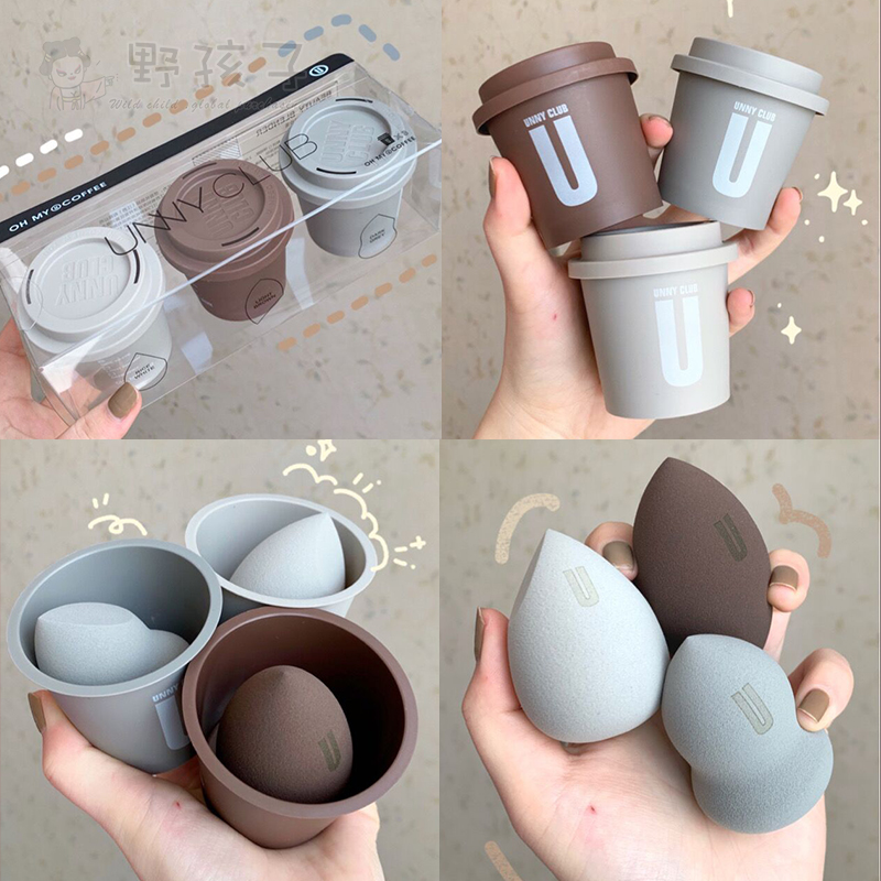 unny color makeup coffee cup beauty egg makeup powder bashing Qi ultra soft not to eat powder Li Jia recommends official flagship store woman