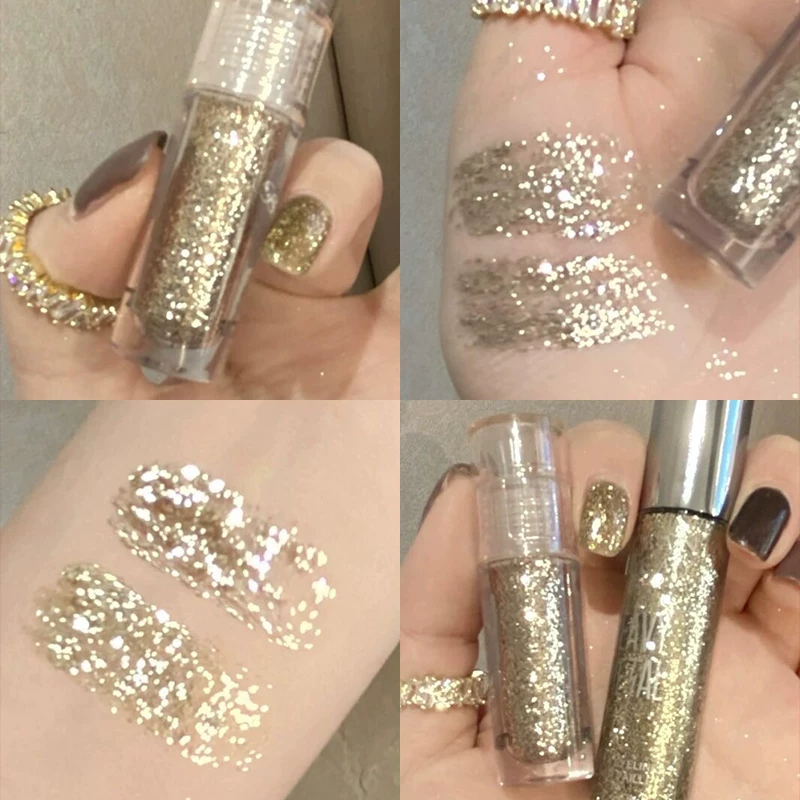 ФЛОРТТЕ Цветочная линия тени для глаз Sencest Crystal Light Crystal Light Pearl Glores Highlights Lielia Fallslia Drop