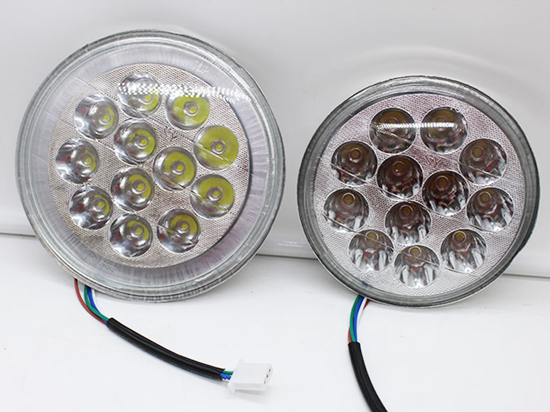Prince điện xe ba bánh lắp ráp đèn pha xe máy led đèn pha 40w xa và gần ánh sáng siêu sáng bóng đèn pha - Đèn xe máy đèn xi nhan xe máy loại tốt