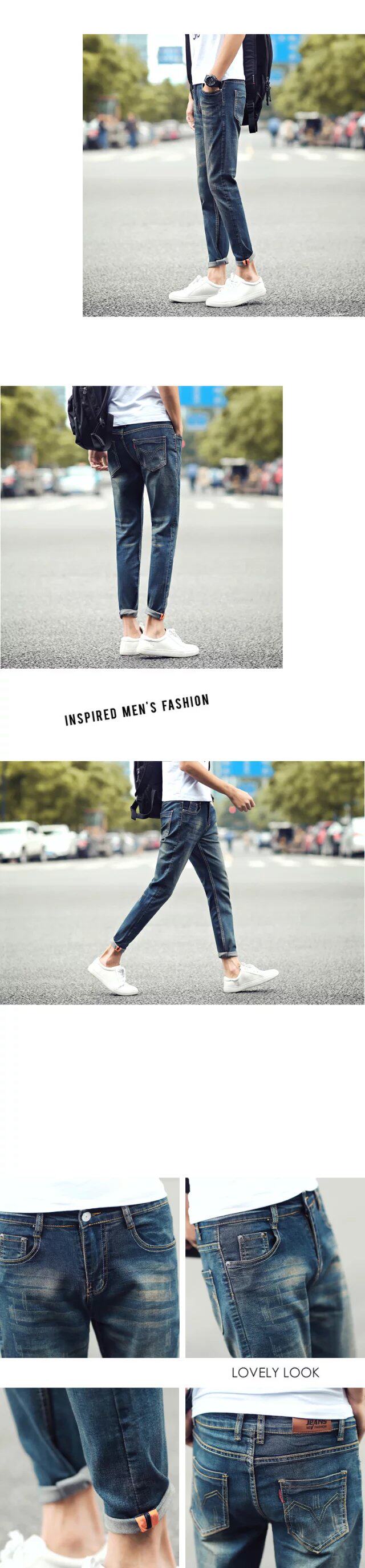 Jeans en coton pour automne - Ref 1461822 Image 31