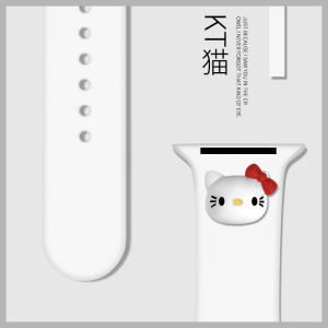 适用applewatch苹果手表表带 iwatch替换带4/3/2代S5/6表带硅胶运动型38/42mm40/44卡通透气男女潮series 3/4