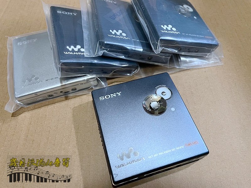 中古NET MD WALKMAN MZ-NE810 SONY MZ-NE810 MD ブルー MZ-NE810-L MD対応