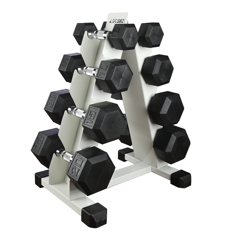PROIRON hexagonal dumbbell rubber men's fitness home gym set combination fitness equipment