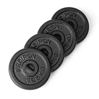 【1,25 кг*4 штуки】 Чистое железное лист штанги (небольшая апертура 2,5 см)