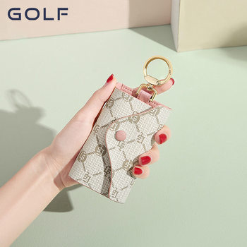 Golf Key Bag for Women, Multifunctional Key Bag, Compact Mini Keychain, Large Capacity Card Holder, Key Bag Two-In-One